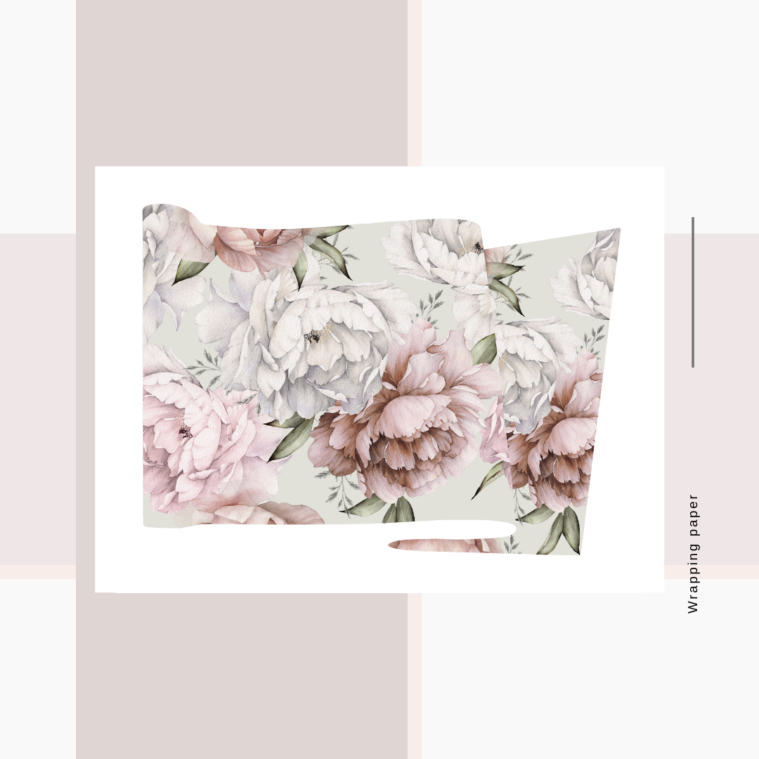 Wrapping Paper Floral Prints