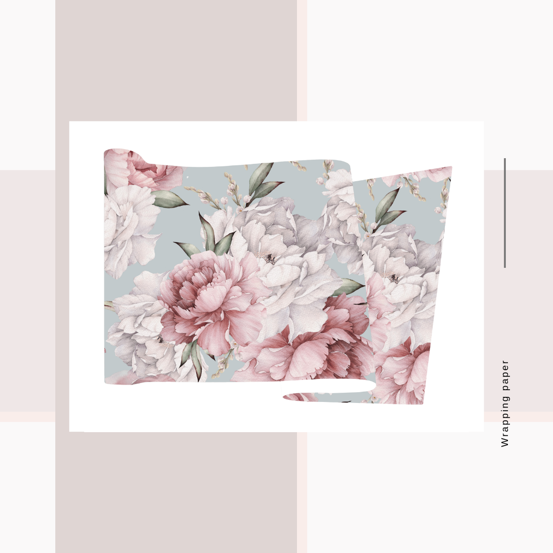 Wrapping Paper Floral Prints