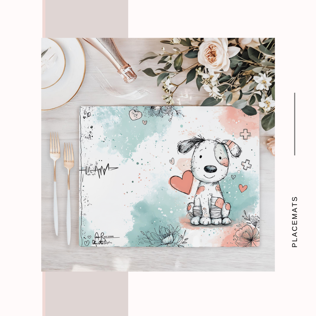 Wooden Placemats – (Set of 6) Medical