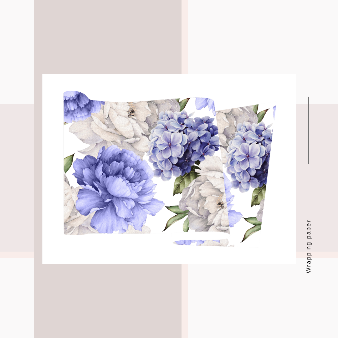 Wrapping Paper Floral Prints
