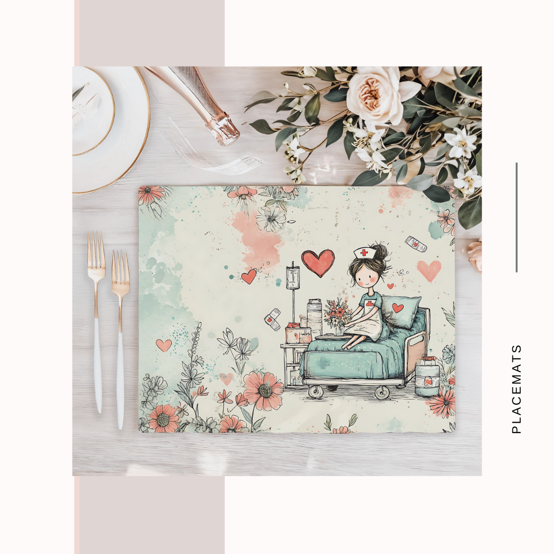 Wooden Placemats – (Set of 6) Medical