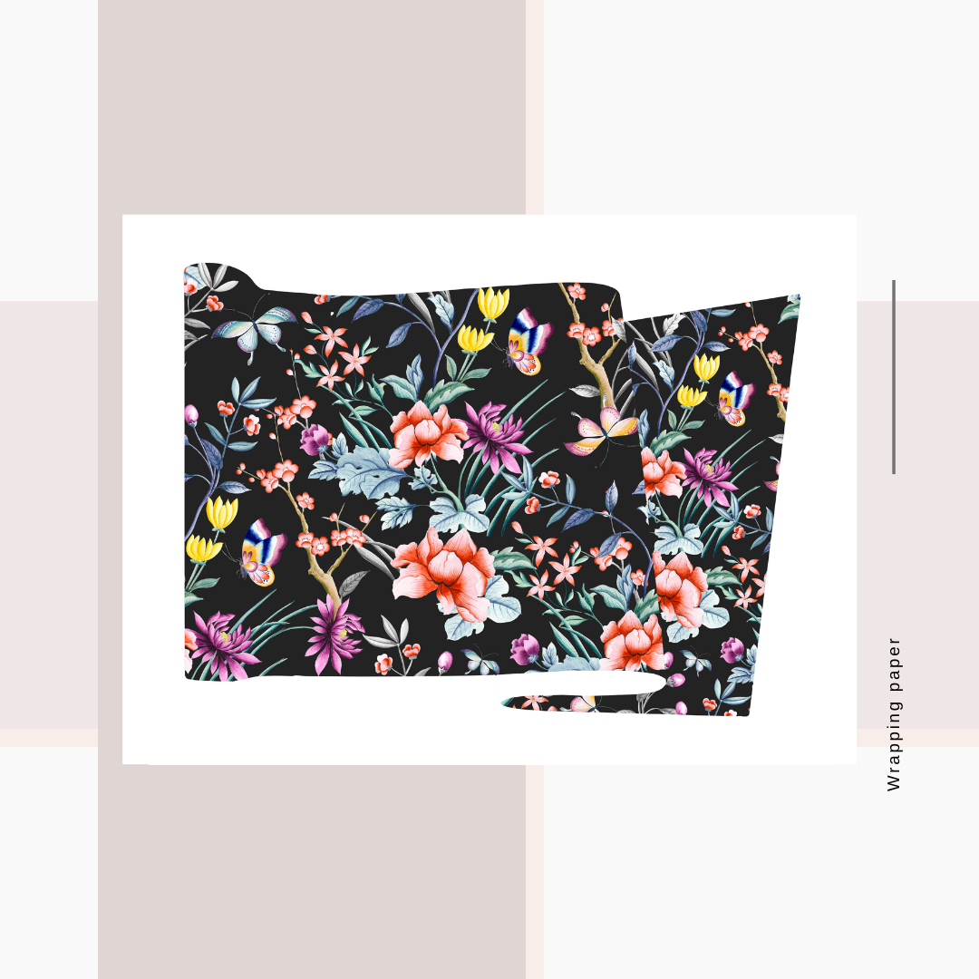 Wrapping Paper Noir Prints