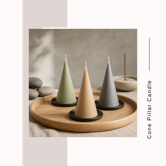 Cone Pillar Candles
