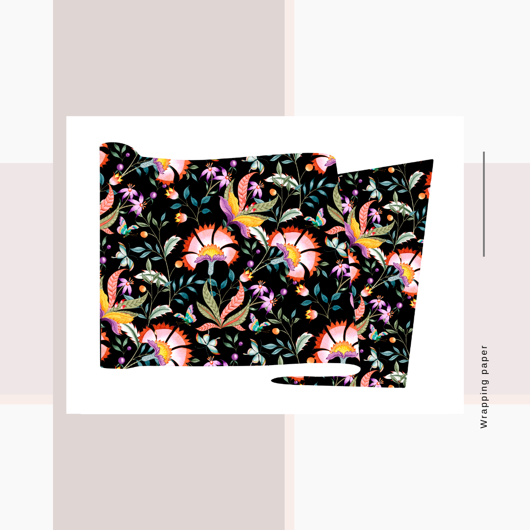 Wrapping Paper Noir Prints
