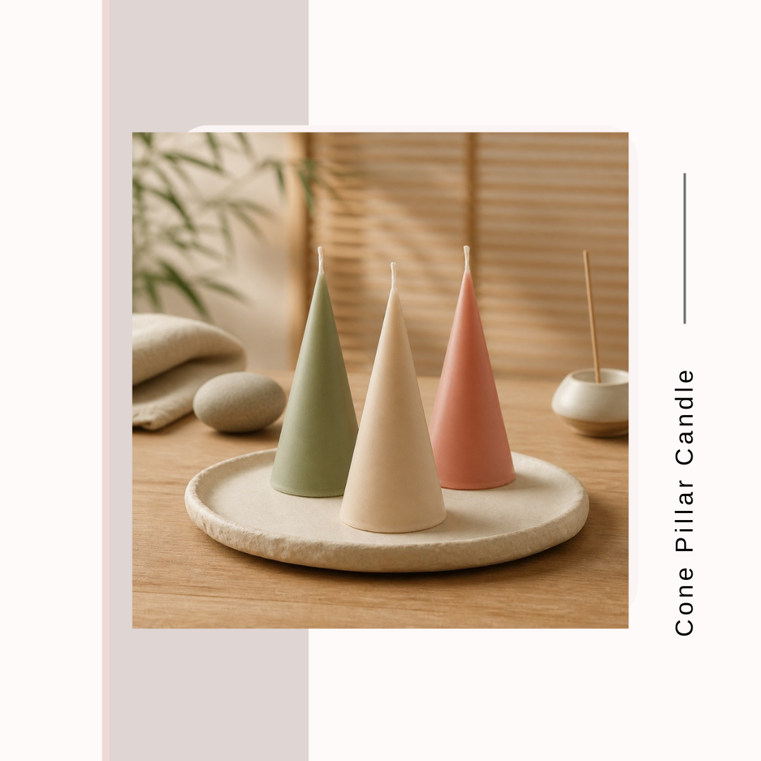 Cone Pillar Candles