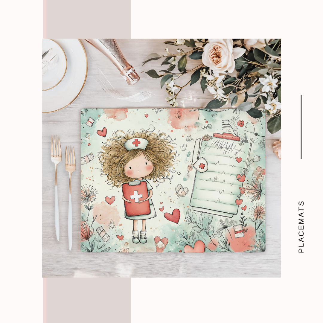 Wooden Placemats – (Set of 6) Medical