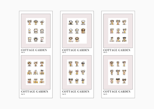 Sticker Sheets Cottage Garden