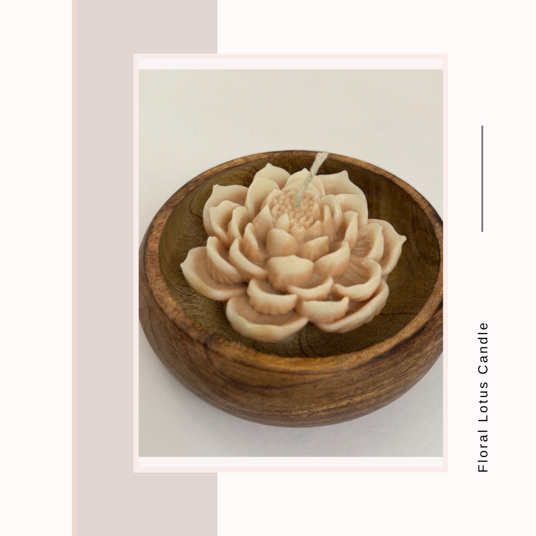 Floral Lotus Candle