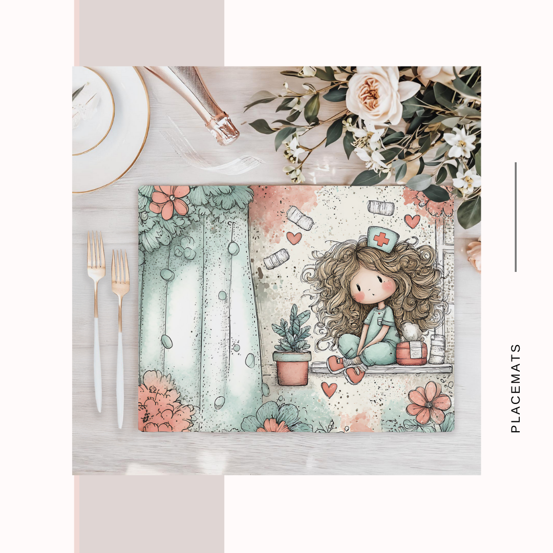 Wooden Placemats – (Set of 6) Medical
