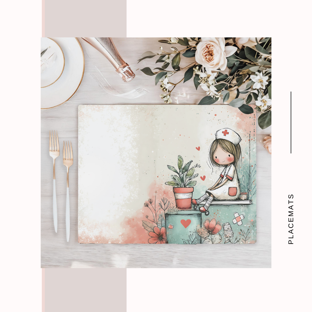 Wooden Placemats – (Set of 6) Medical