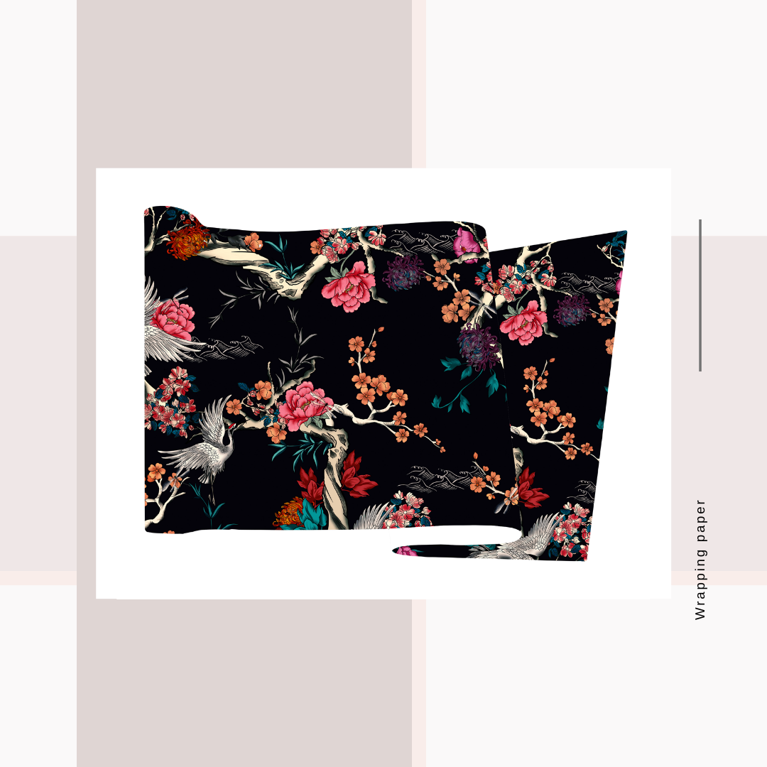 Wrapping Paper Noir Prints