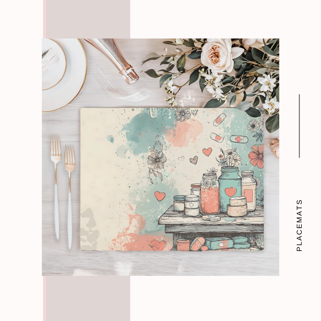 Wooden Placemats – (Set of 6) Medical