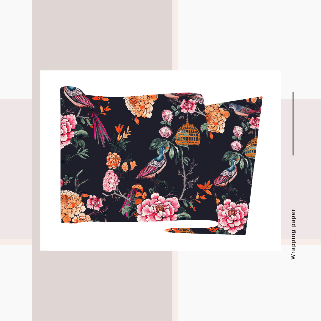 Wrapping Paper Noir Prints