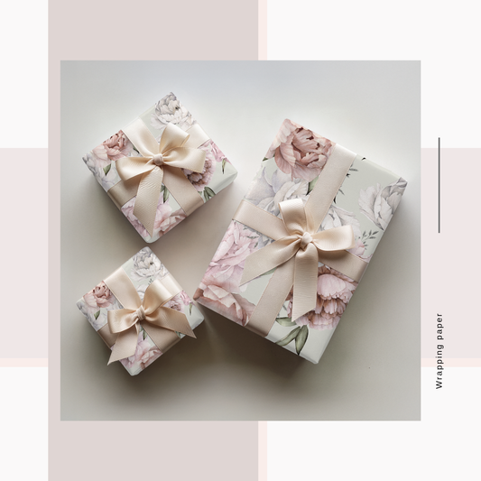 Wrapping Paper Floral Prints