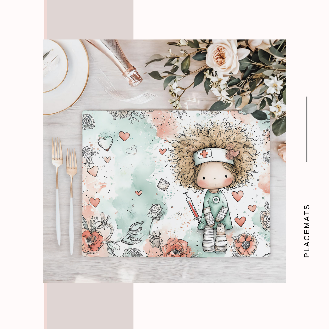 Wooden Placemats – (Set of 6) Medical