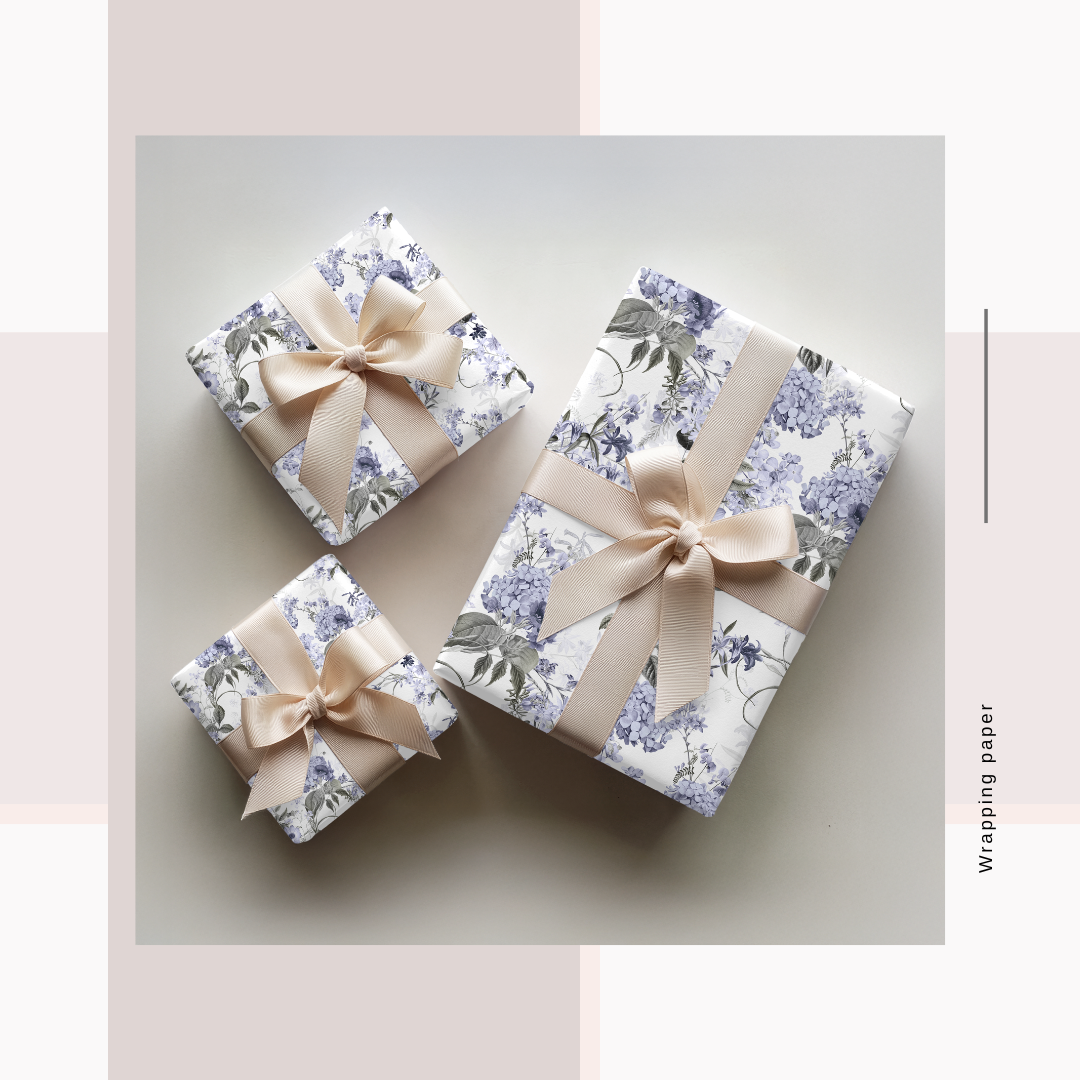 Wrapping Paper Floral Prints