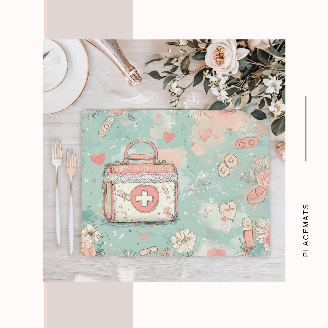 Wooden Placemats – (Set of 6) Medical