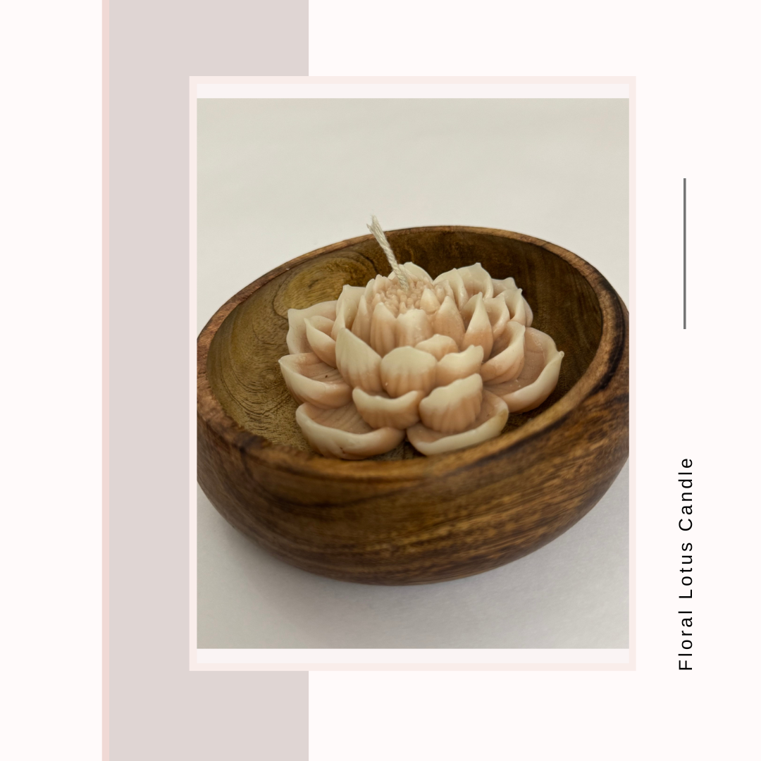 Floral Lotus Candle