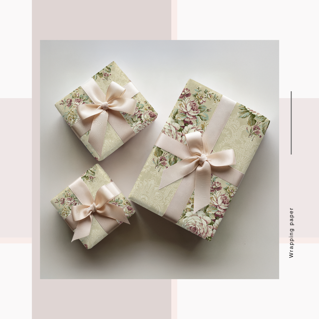Wrapping Paper Floral Prints