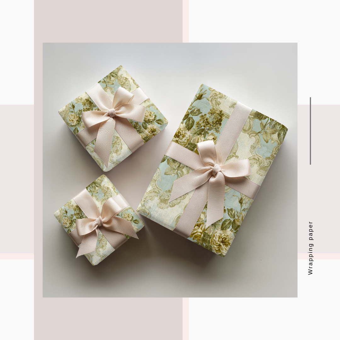 Wrapping Paper Floral Prints