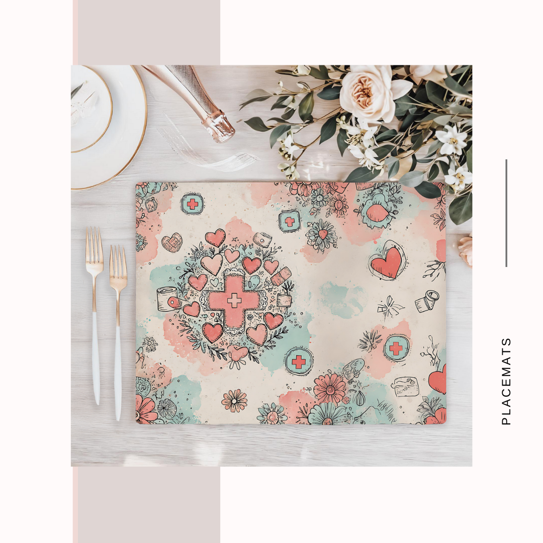 Wooden Placemats – (Set of 6) Medical