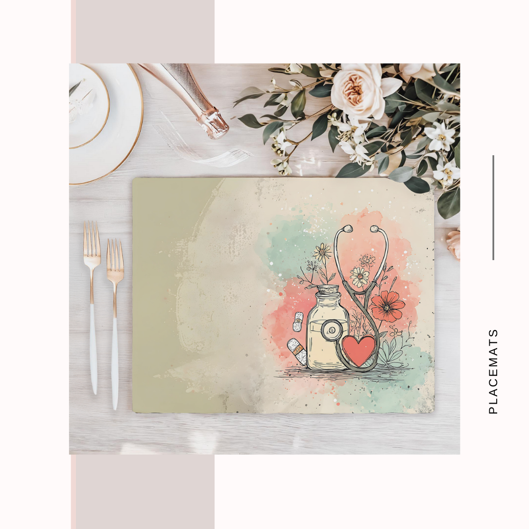 Wooden Placemats – (Set of 6) Medical