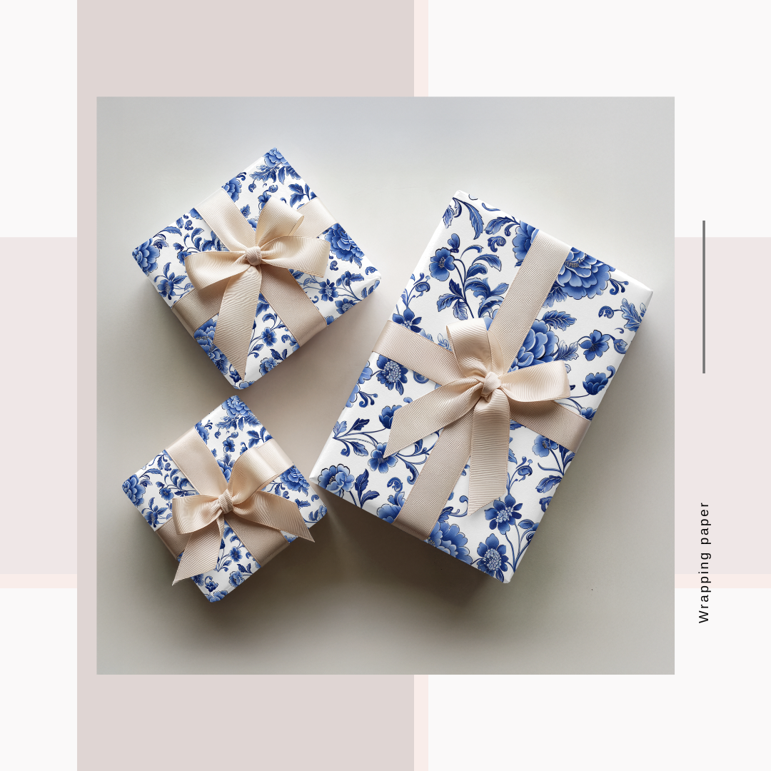 Wrapping Paper Floral Prints