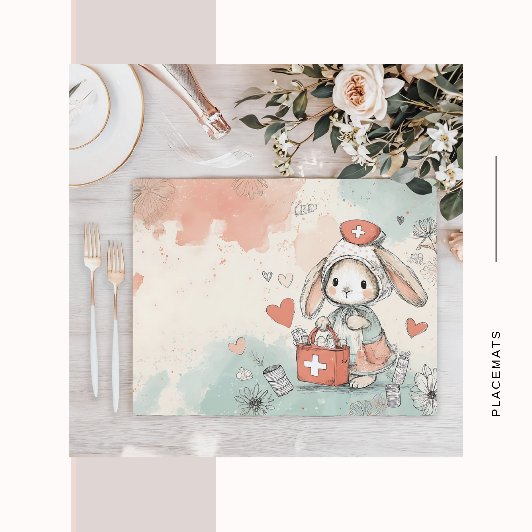 Wooden Placemats – (Set of 6) Medical