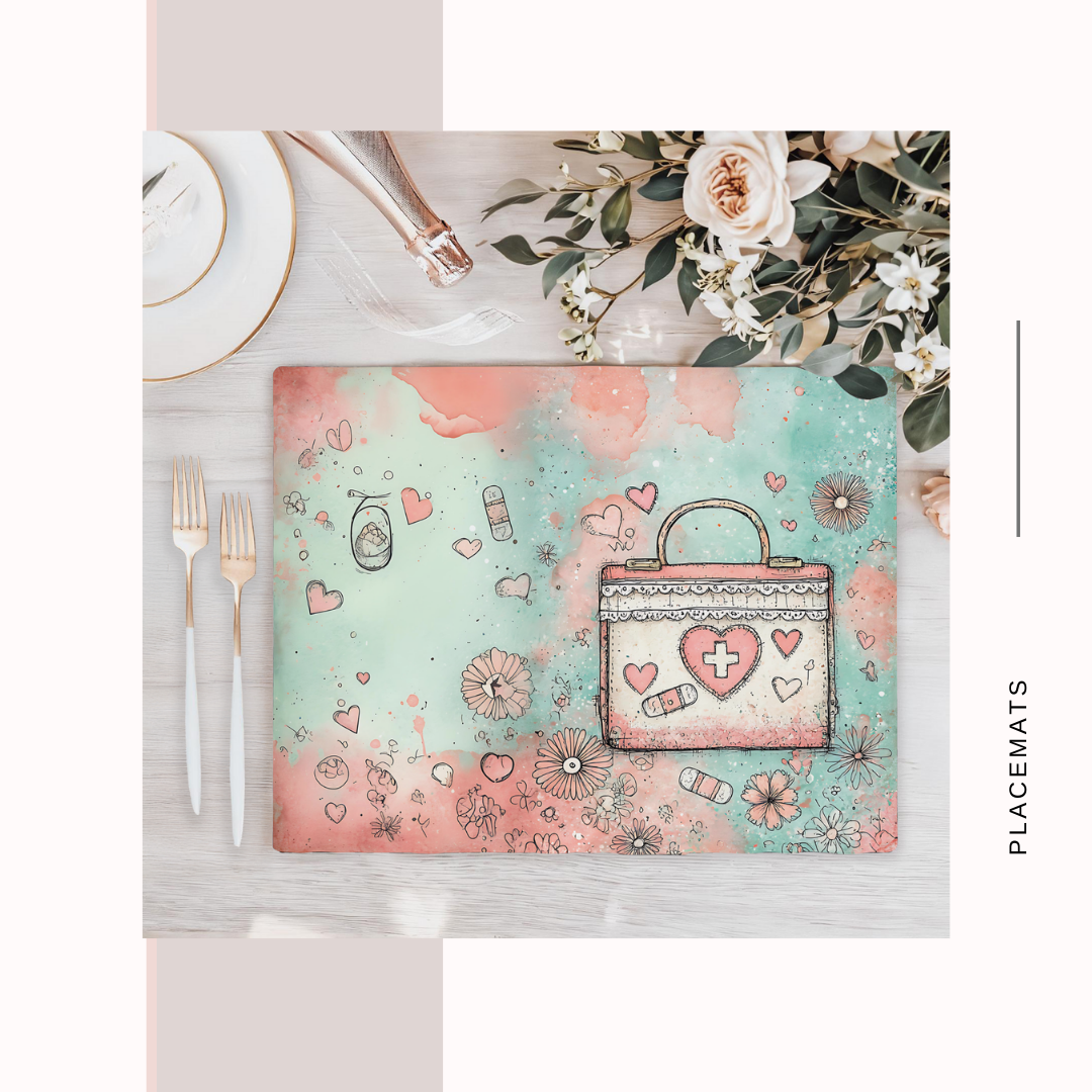 Wooden Placemats – (Set of 6) Medical