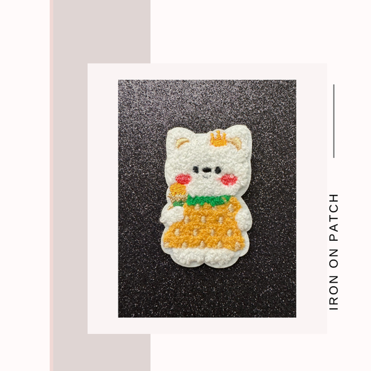 Kitty Iron on Patches