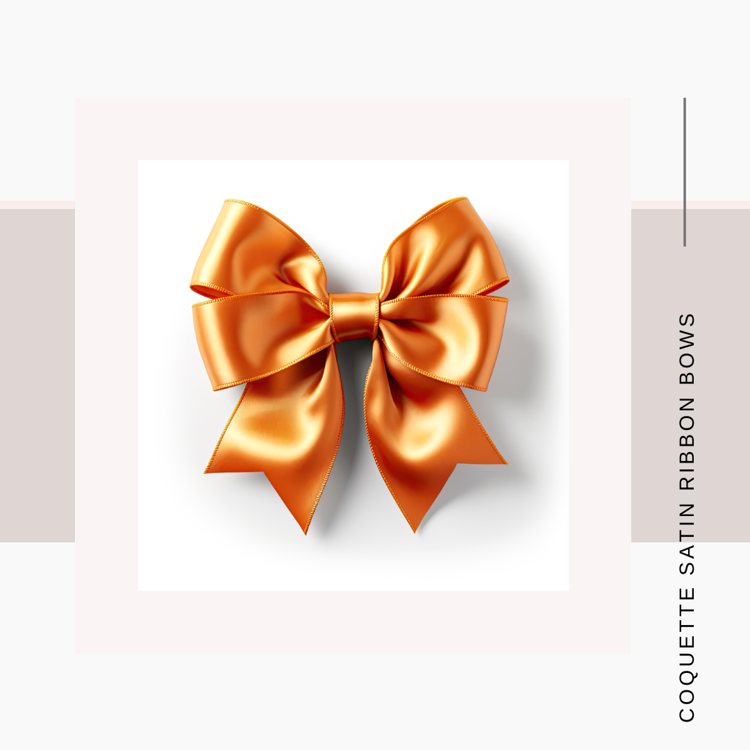 Satin Coquette Bows – Set of 12