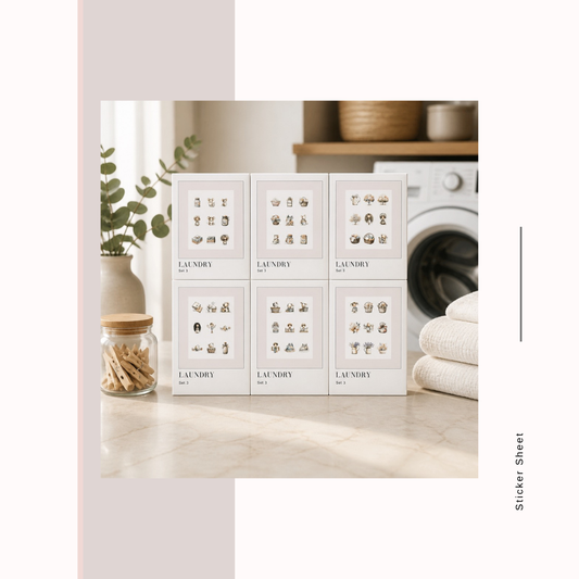 Sticker Sheets Laundry