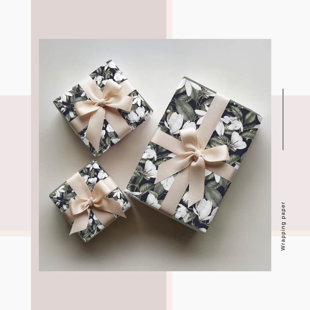 Wrapping Paper Noir Prints