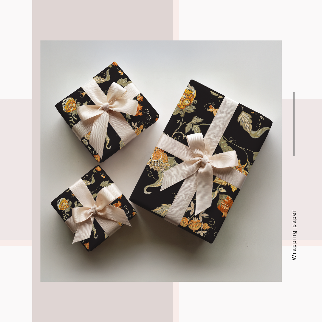Wrapping Paper Noir Prints