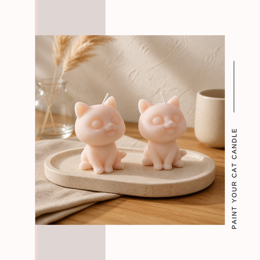 Cat Silhouette Candle