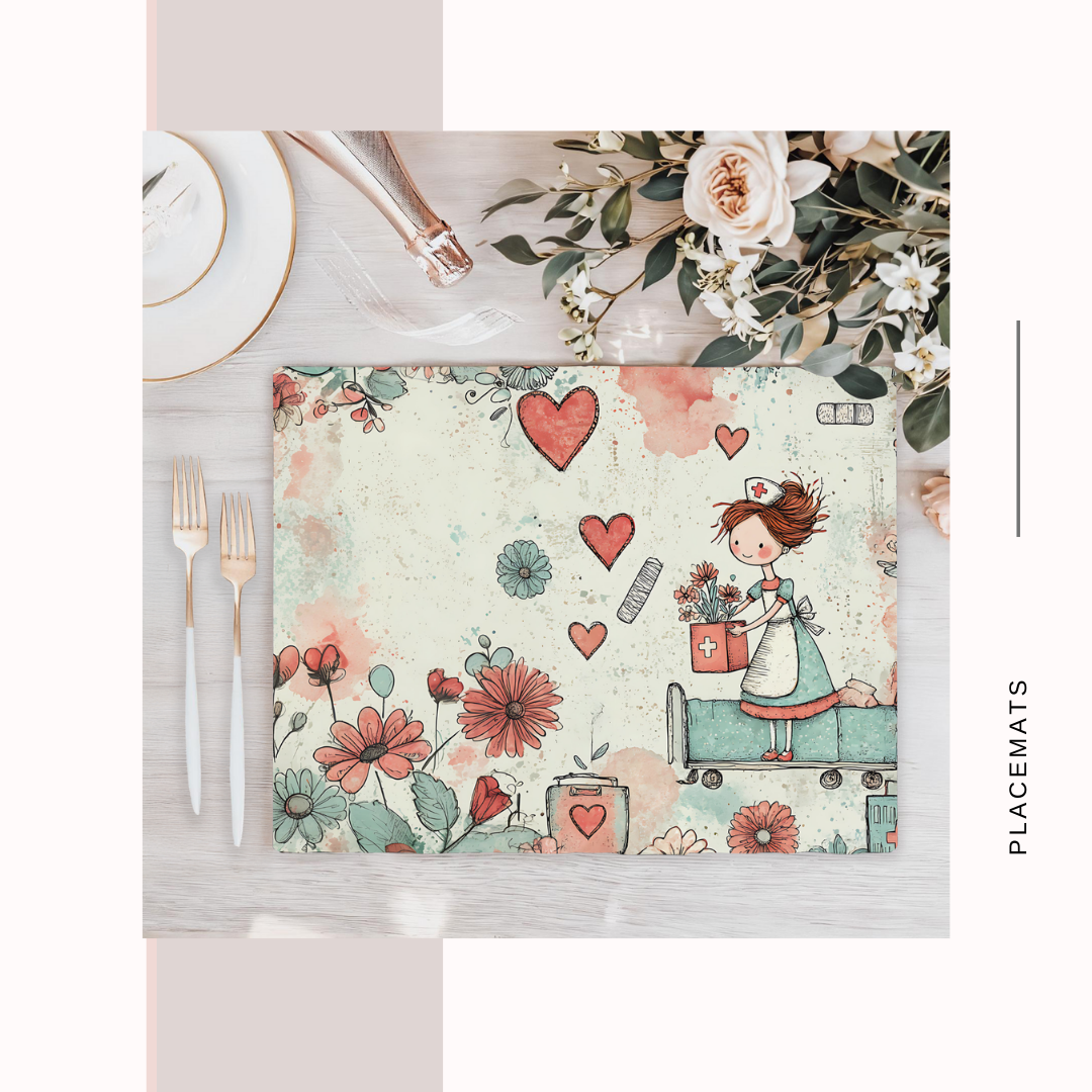 Wooden Placemats – (Set of 6) Medical