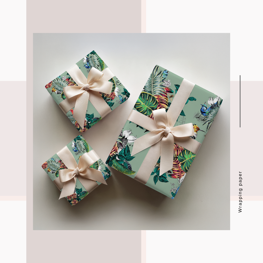 Wrapping Paper Botanical/Tropical  Prints