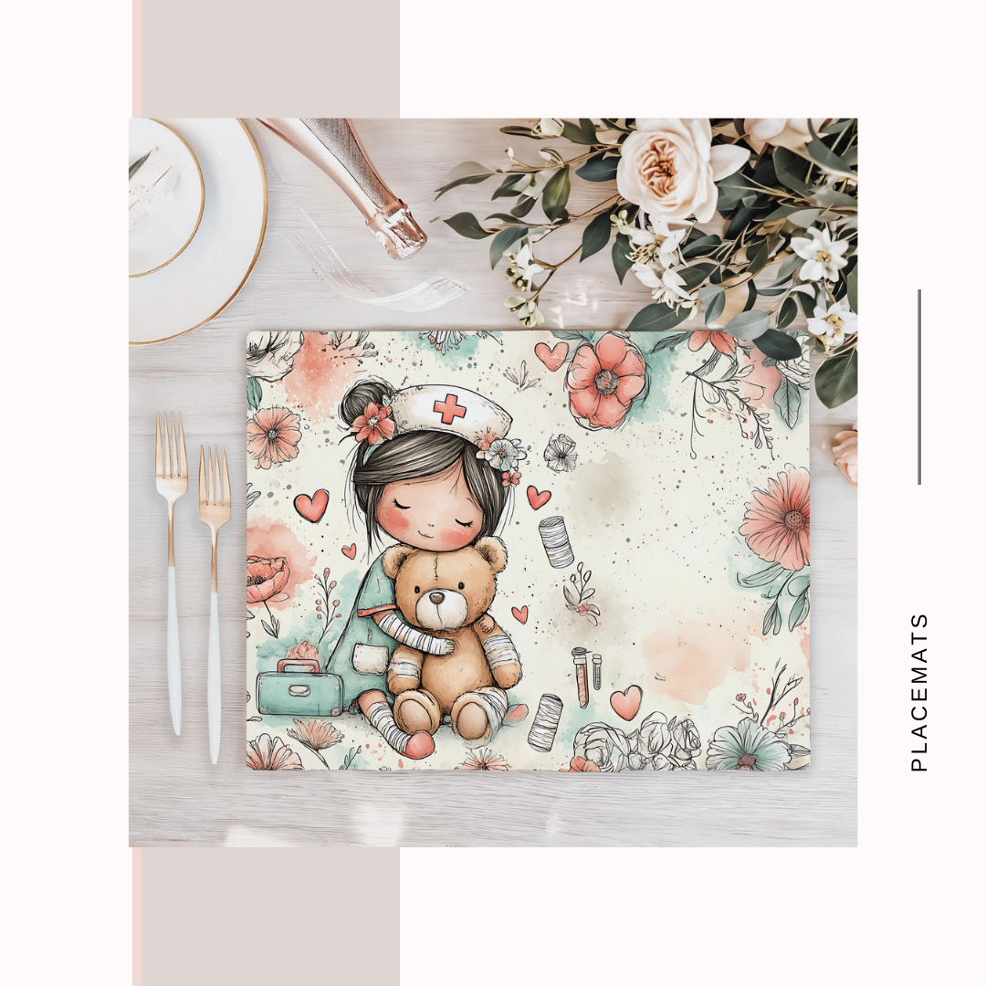 Wooden Placemats – (Set of 6) Medical