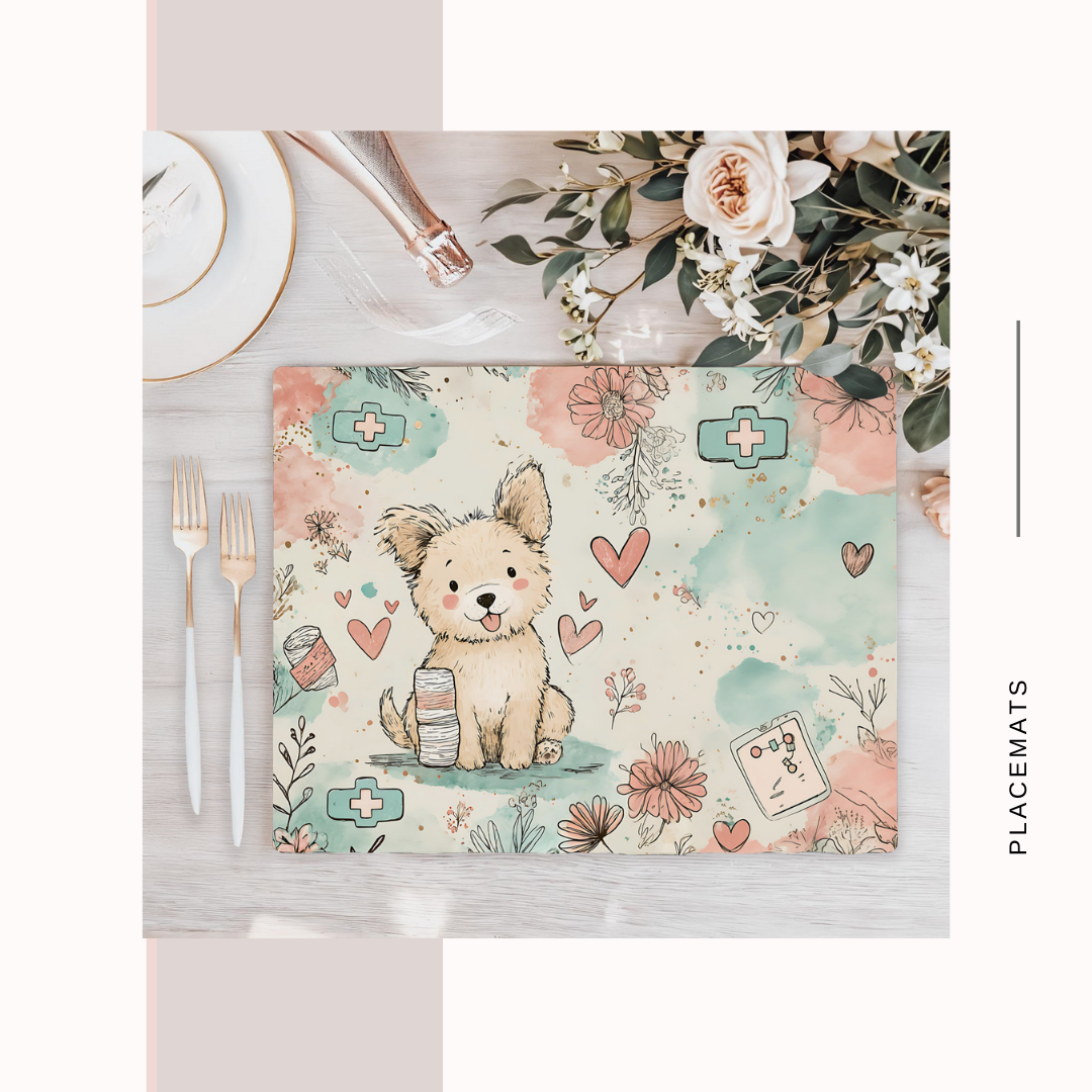 Wooden Placemats – (Set of 6) Medical