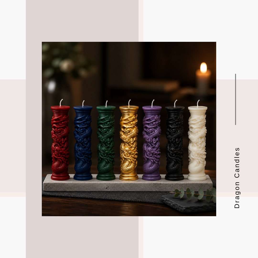 Pillar Dragon Candle