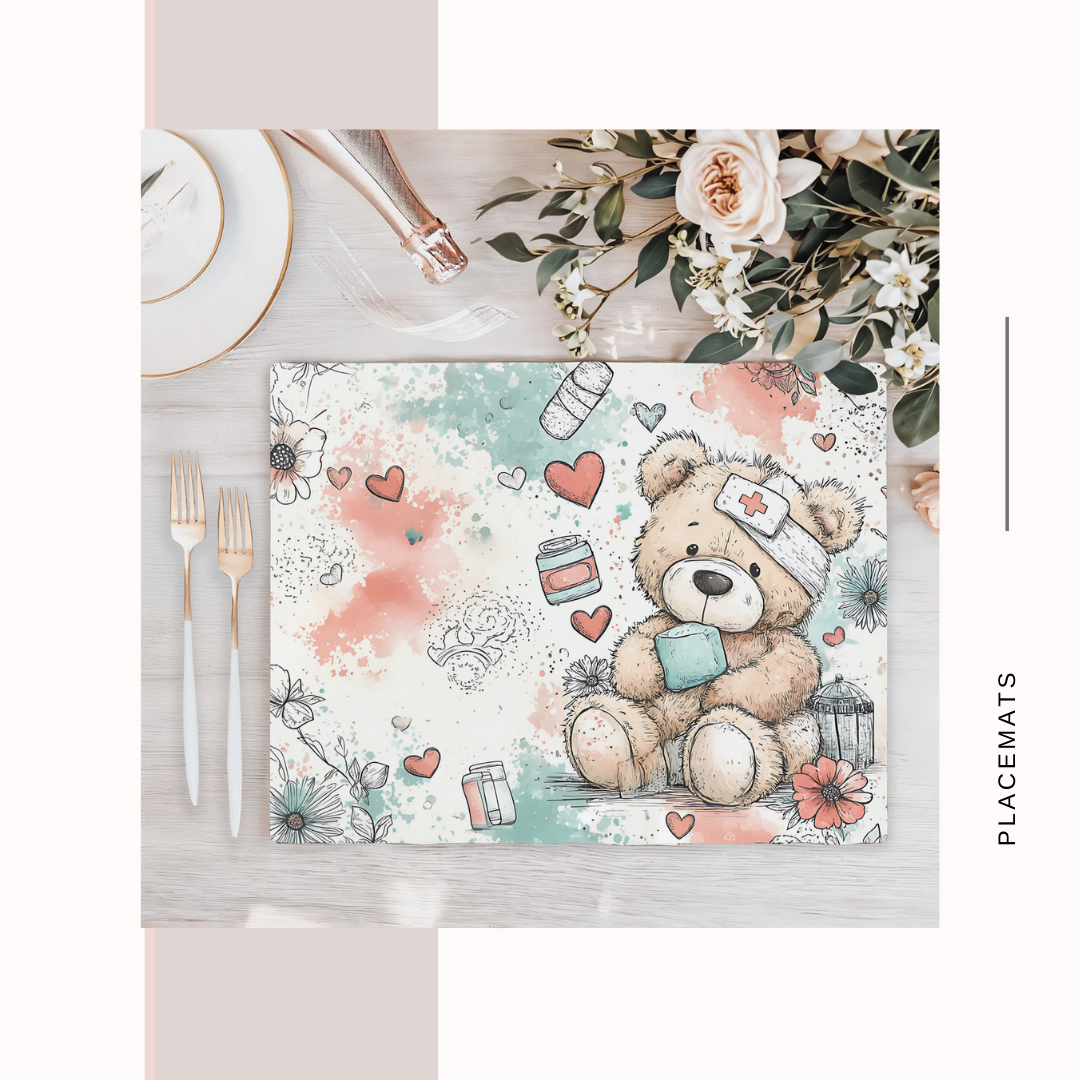 Wooden Placemats – (Set of 6) Medical