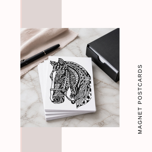 Magnet Postcards Zentangle