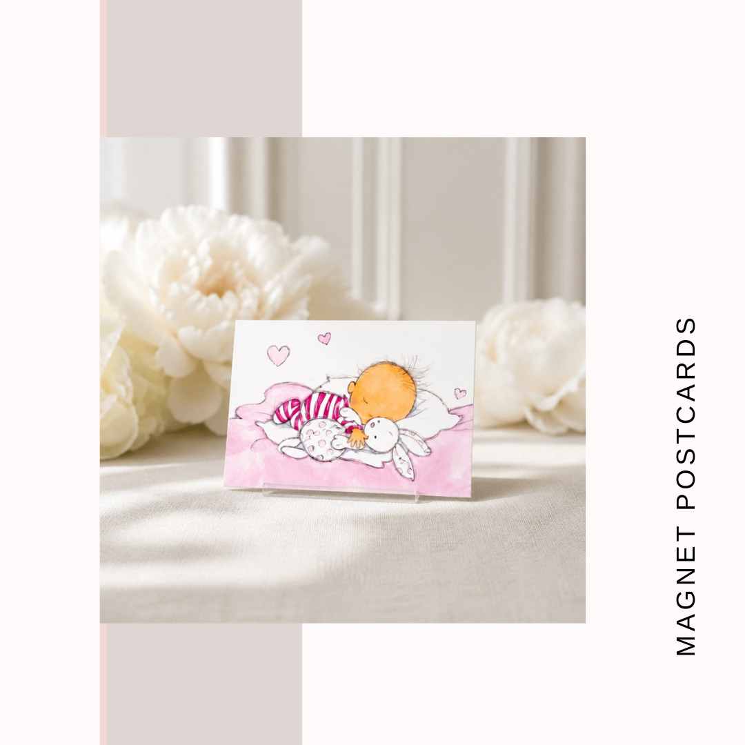 Magnet Postcards Baby Shower