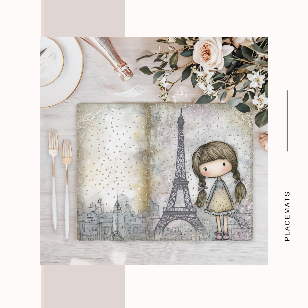 Wooden Placemats – (Set of 6) Paris