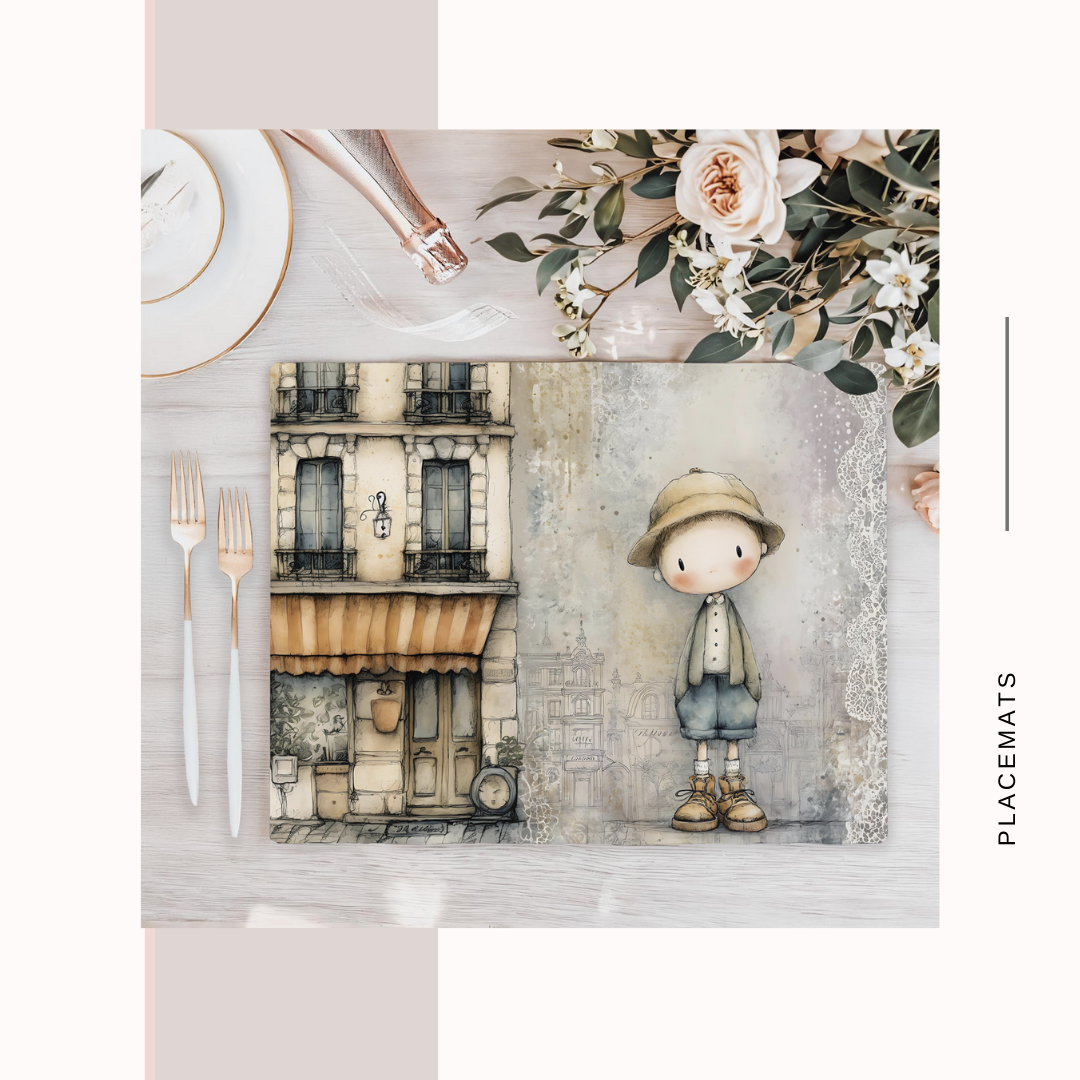 Wooden Placemats – (Set of 6) Paris