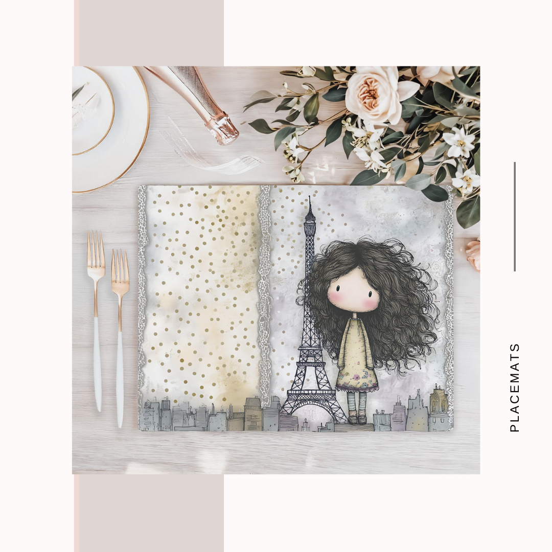 Wooden Placemats – (Set of 6) Paris