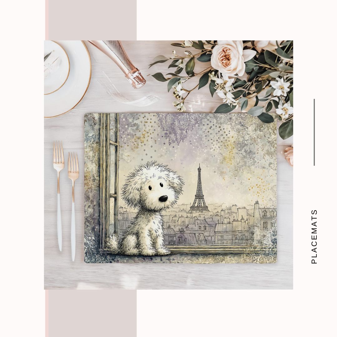 Wooden Placemats – (Set of 6) Paris