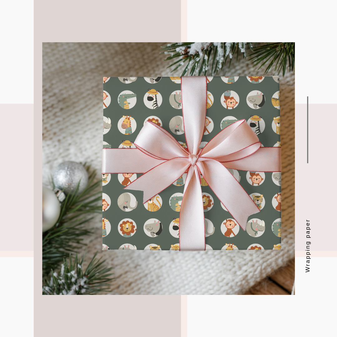 Wrapping Paper Nursery Print