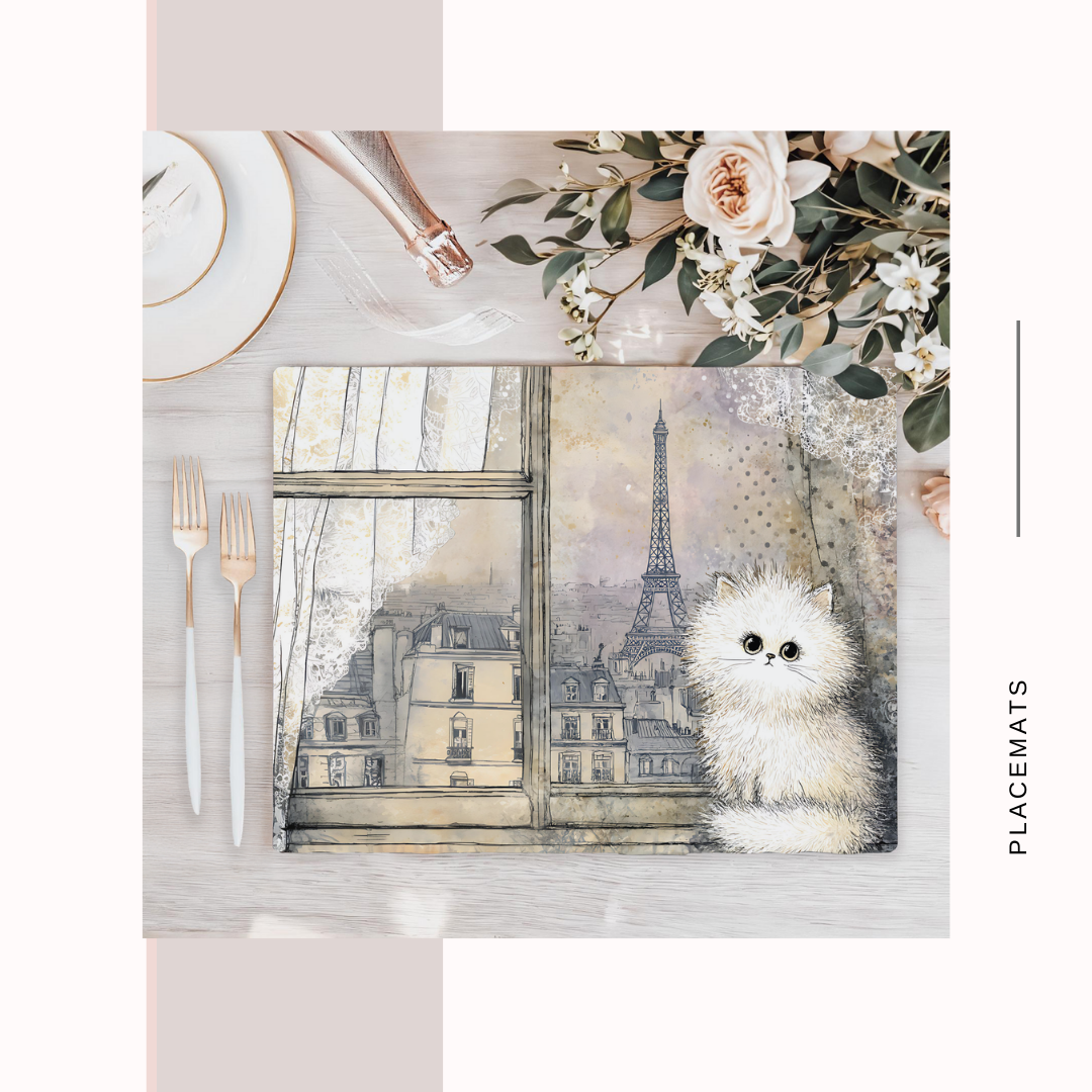 Wooden Placemats – (Set of 6) Paris