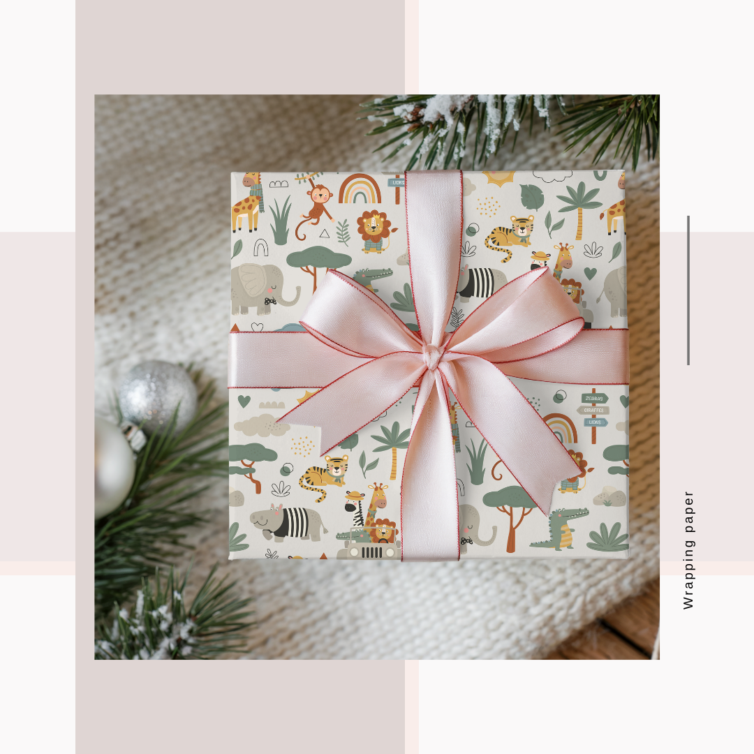 Wrapping Paper Nursery Print